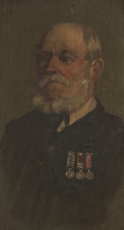 R.A.のT.グリーンの肖像 1920年頃（パネルに油彩 作： George Edmund Butler