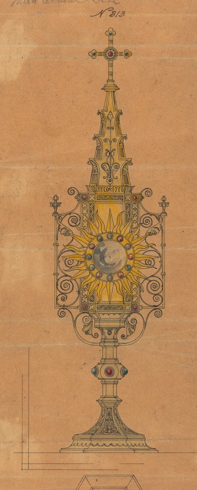 Projetos executados para Jones e Willis, metalúrgicos e madeireiros e fabricantes de móveis para igrejas de Birmingham e Londres 作： George Edmund Street