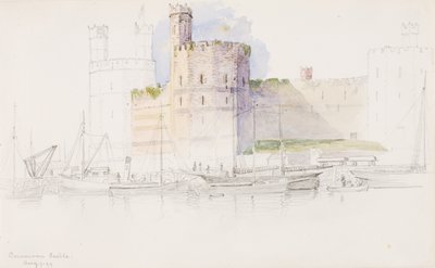 ケアナーヴォン城 作： George Elbert Burr