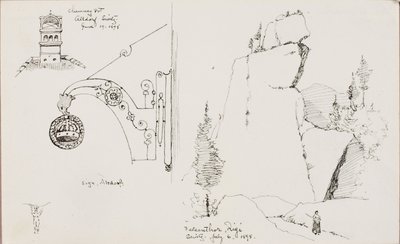 チムニーポット、アルトドルフ、スイス／フェルゼンソール、リギ、スイス 作： George Elbert Burr