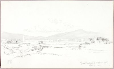 ヴィア・アッピアとアルバン山脈から 作： George Elbert Burr
