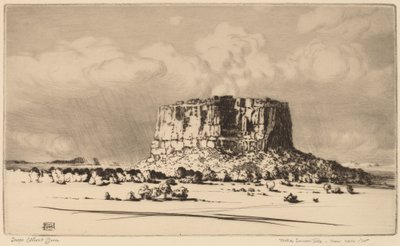 ニューメキシコ州メサ・エンカンターダ（2位） 作： George Elbert Burr
