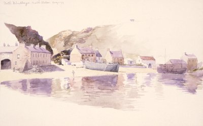 ポース・ディンリン、北ウェールズ、1899年。 作： George Elbert Burr