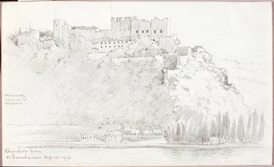 ザンクト・ゴアハウゼンからのラインフェルス 作： George Elbert Burr