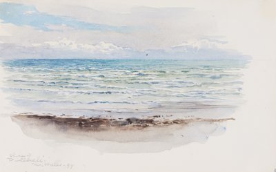 北ウェールズ、プルヘリの海岸 作： George Elbert Burr