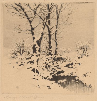 雪 作： George Elbert Burr