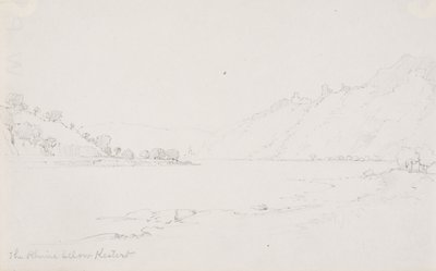 ケスタート下のライン川 作： George Elbert Burr