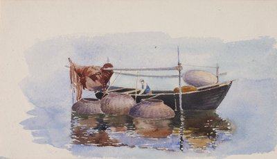 無題 -- 漁船、カリフォルニア州。 1900年。 作： George Elbert Burr