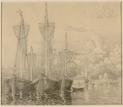 ベニス漁船 作： George Elbert Burr