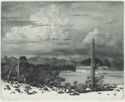 アリゾナ州ベルデ川 作： George Elbert Burr