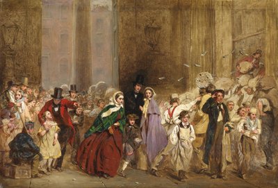 一般郵便局のスケッチ、1分から6分、1860年 作： George Elgar Hicks
