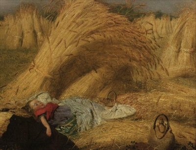 午後の昼寝 作： George Elgar Hicks