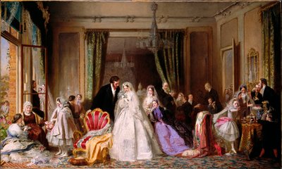変化する家、1862 作： George Elgar Hicks