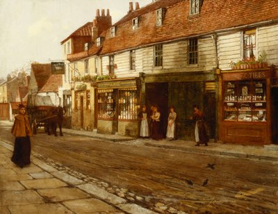 Eltham High Street- 1892、 作： George Elgar Hicks