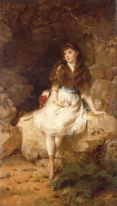 レディスエディスアメリアワード、ダドリー1世伯爵の娘、1883年 作： George Elgar Hicks