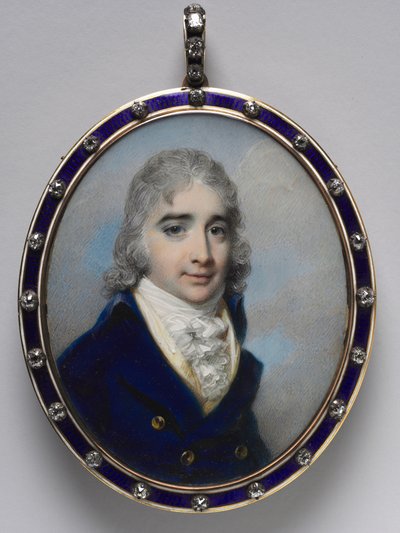 男の肖像c。 1800。 作： George Engleheart
