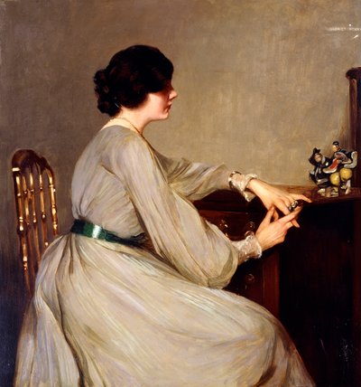 灰色の女性 作： George F. Henry