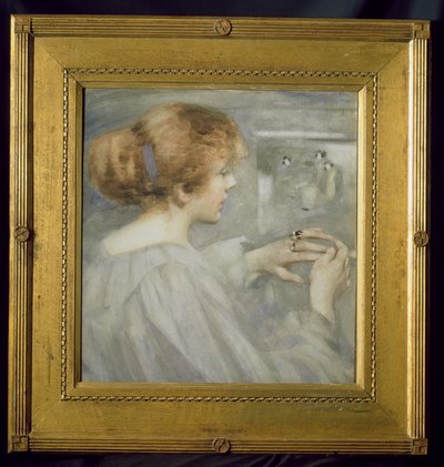 婚約指輪、1897年（紙にトイレ） 作： George F. Henry