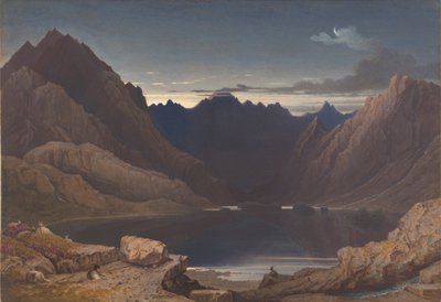 コルイスク湖、スカイ島、夜明け 作： George Fennell Robson