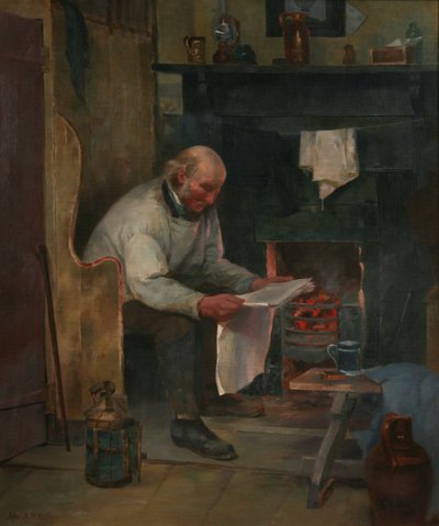 満足、1895 作： George Ficklin