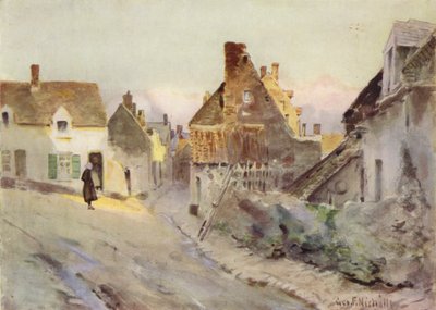エタープルの古い通り 作： George Franck Nicholls