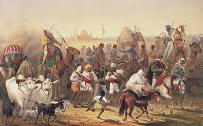 1781.c8 Pl.20 「インドでのキャンペーン」より先住民連合軍の軍隊 作： George Francklin (after) Atkinson