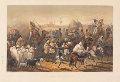 ？ネイティブ同盟国の部隊？、1857-1858年頃 作： George Francklin Atkinson