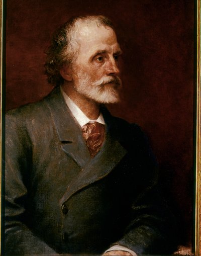 ジョージ・メレディス《肖像》1893年（キャンバスに油彩） 作： George Frederic Watts