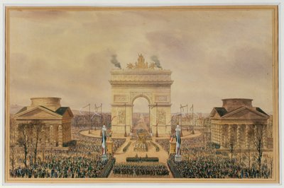 1840年12月15日、ナポレオン1世の遺灰が返還された。 作： ジョージフレデリックワッツ