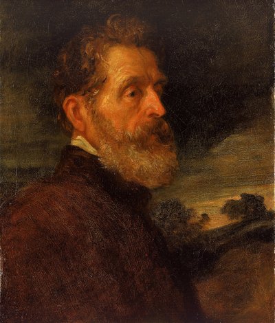 ヘンリー・ジョン・チェットウィンド提督の肖像 作： George Frederic Watts