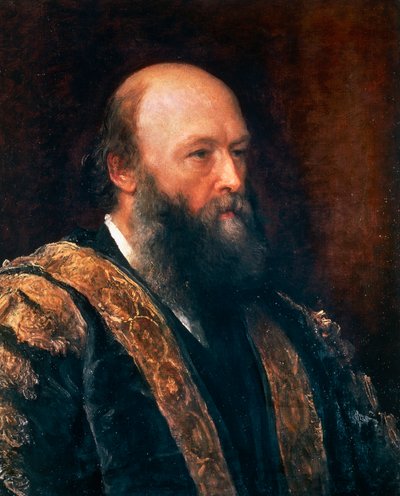 Robert Arthur Talbot Gascoyne-Cecil, Third Marquess of Salisburyの肖像（Hatfield 作： George Frederic Watts