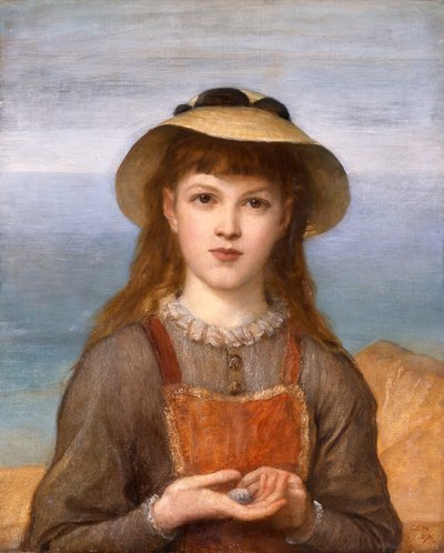 研究少女の頭 作： George Frederic Watts