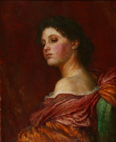 コケット》1880年頃（油彩・キャンバス） 作： George Frederic Watts