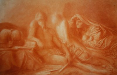 闇に包まれた人々 作： George Frederic Watts