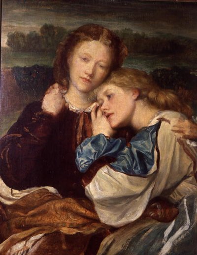 テリー・シスターズ（油彩・キャンバス） 作： George Frederic Watts