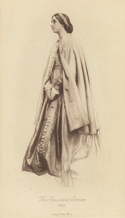 バージニア州サマーズ伯爵夫人 (リソ) 作： George Frederick (after) Watts
