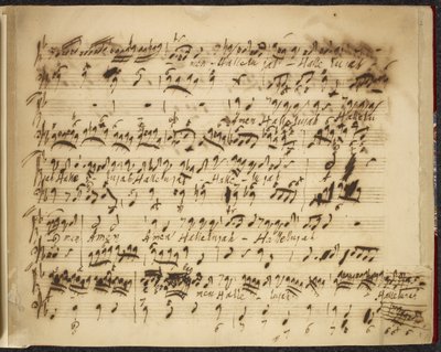R.M.20.f.12, no.2 その他のコレクションとセレクション vol. VI.、c.1735-50（紙にインク） 作： George Frederick Handel