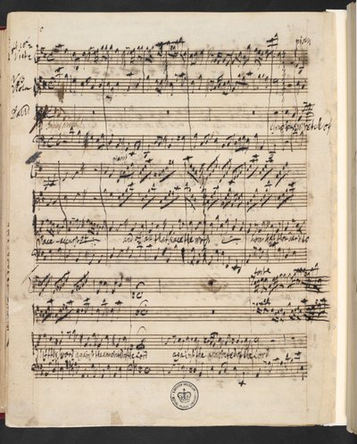 R.M.20.g.3、GF からの f.99v ヘンデル：サウロ（チャールズ・ジェネンスのオラトリオ） 作： George Frederick Handel