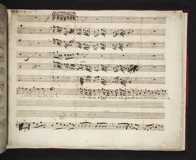 RM 20 c 3 f.21r 「リナルド」の楽譜 作： George Frederick Handel