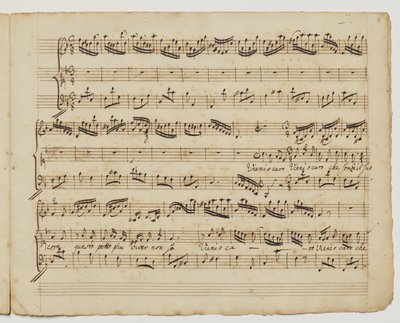 そのコアなしで、是非、親愛なる、「リディルドのためのアディションオール[sic]曲」からのf.7r、c.1717 作： George Frederick Handel