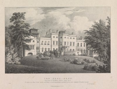ディープディーン。 トーマス・ホープ、Esqの座席。 作： George Frederick Prosser
