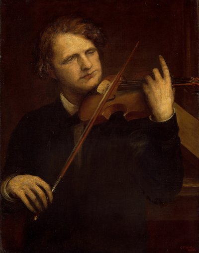 ランプライトの研究: Herr Joachim 作： George Frederick Watts