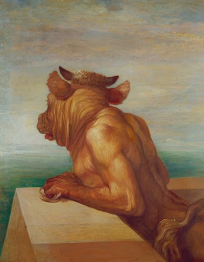 ミノタウロス。 1885 作： George Frederick Watts
