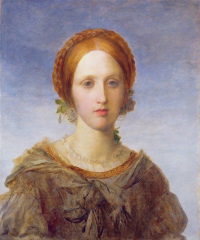 イザベラ、ミスアラベラプレスコットの肖像、1857 作： George Frederick Watts