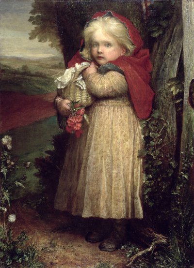 赤ずきん、1890 作： George Frederick Watts