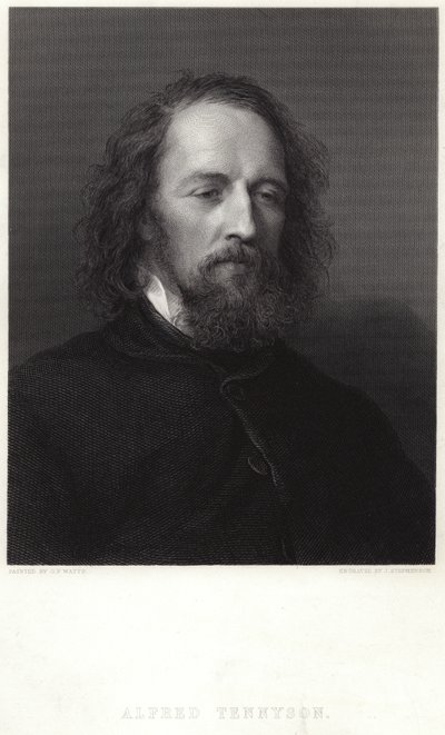 アルフレッド、テニーソン卿の肖像 作： George Frederick Watts