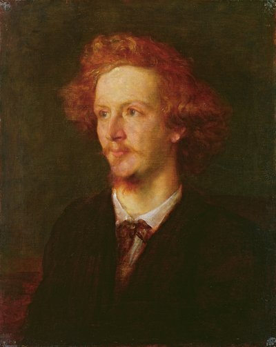 アルジャーノンの肖像チャールズ・スウィンバーン（1837-1909）1867 作： George Frederick Watts