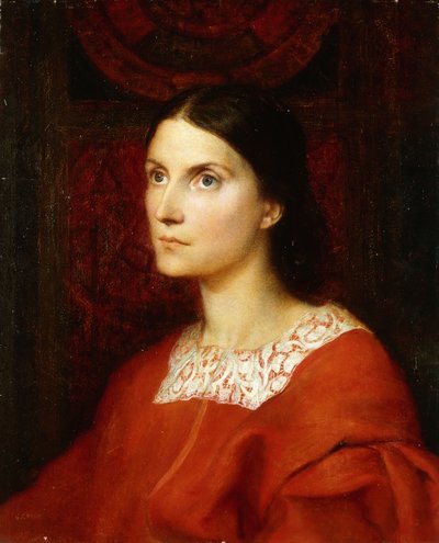 レディ・ウォルバートンの肖像、旧ジョージナ・タフネル、 作： George Frederick Watts