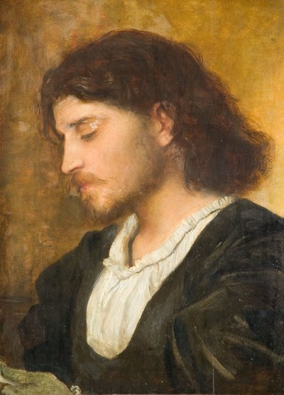 1840年から1890年にかけてのベネチアの貴族、ジェナーロの研究。 作： George Frederick Watts
