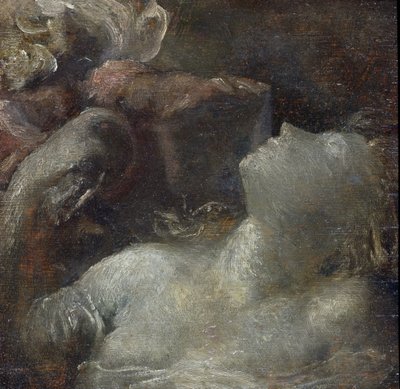 「オフィーリア」の研究、1870年頃（パネル） 作： George Frederick Watts